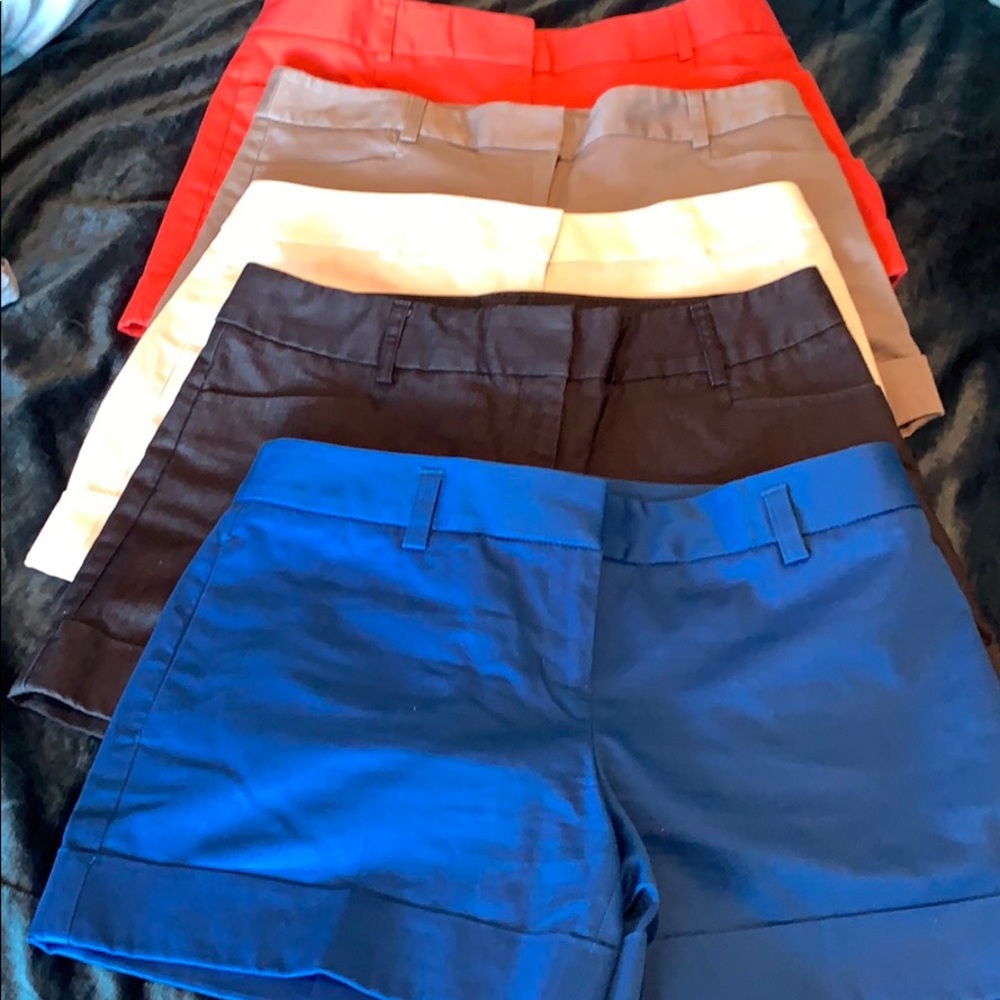 Express, cargo shorts, multi colors.